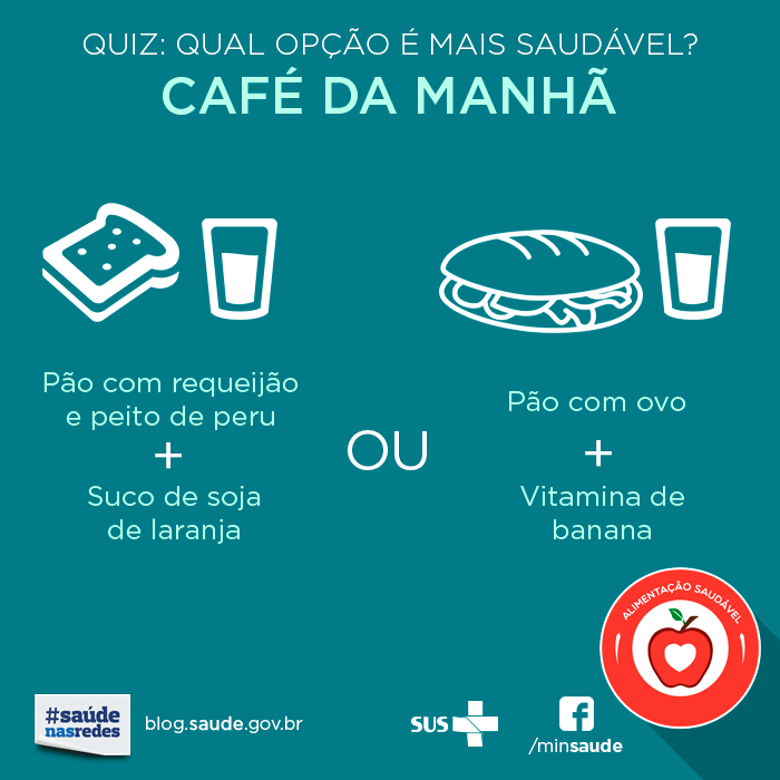 Quiz sobre alimentação saudável